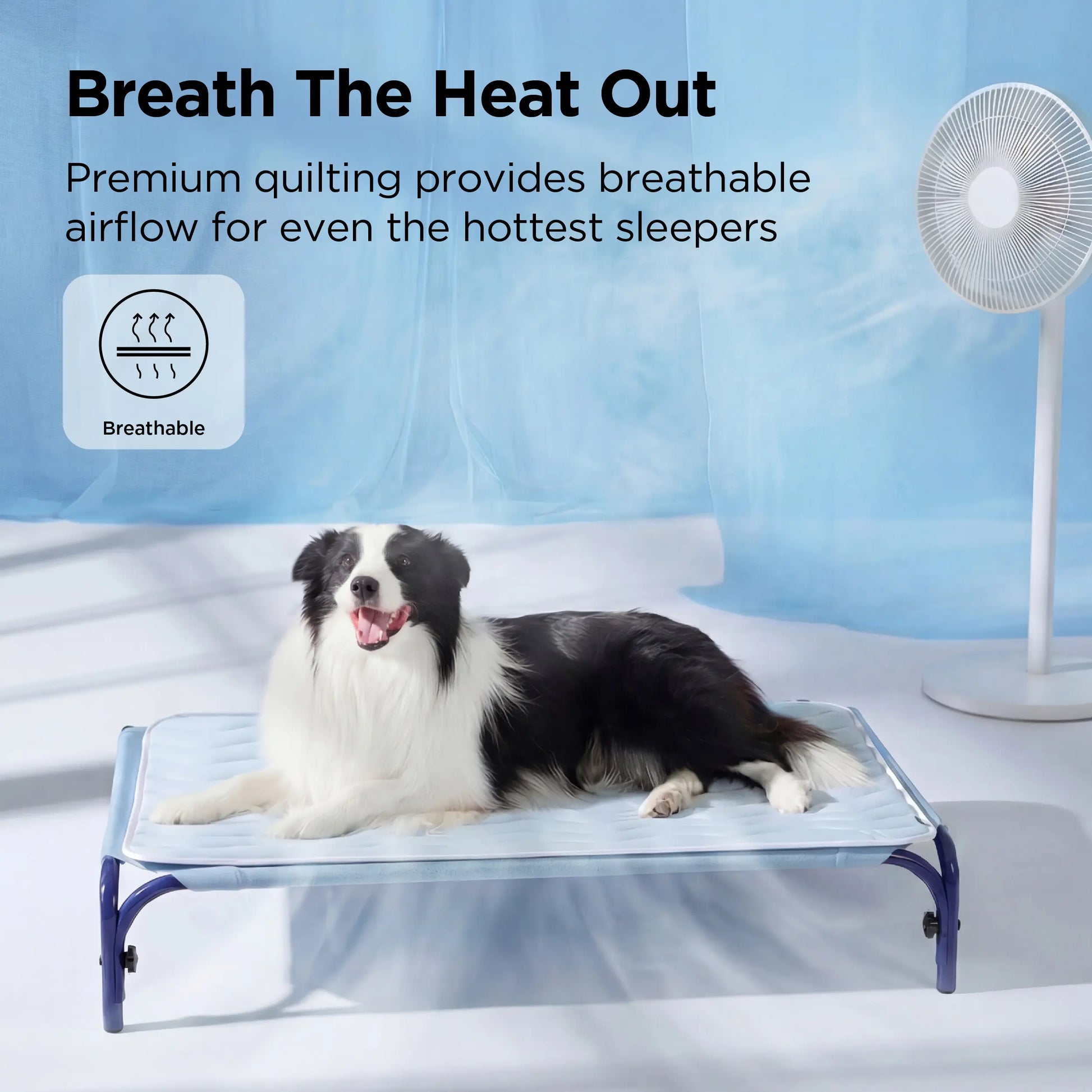 【Deals for You Days】Bedsure Cooling Thin & Thick Mat for Dogs – Q-MAX>0.4 Washable Pet Cooling Pad, No Gel, No Electric, Non-Slip Summer Crate Bed for Large Dogs