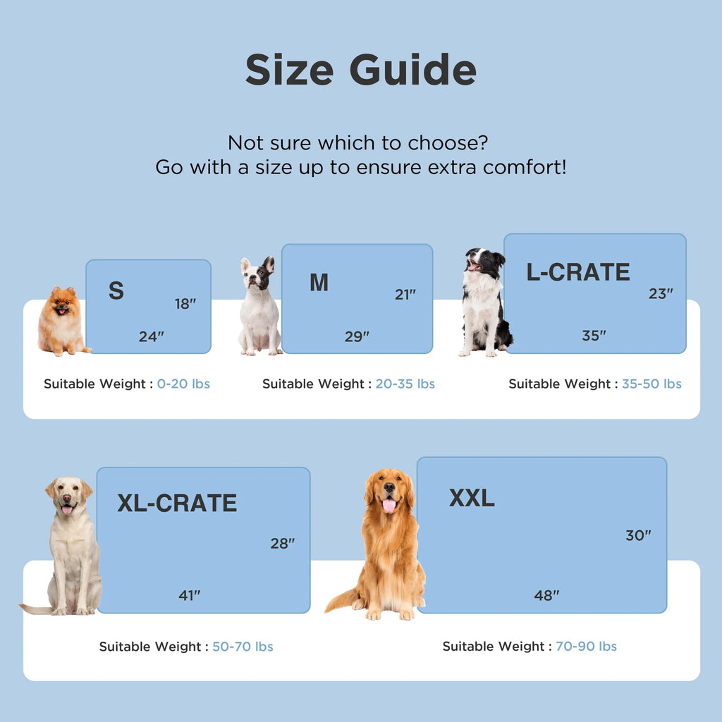 【Deals for You Days】Bedsure Cooling Thin & Thick Mat for Dogs – Q-MAX>0.4 Washable Pet Cooling Pad, No Gel, No Electric, Non-Slip Summer Crate Bed for Large Dogs